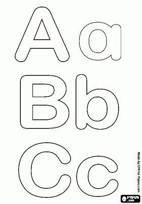 Free printable alphabet letters a to z whatmommydoes on pinterest. Pin by Erin Banks on LArts:Letter Names & Sounds ...