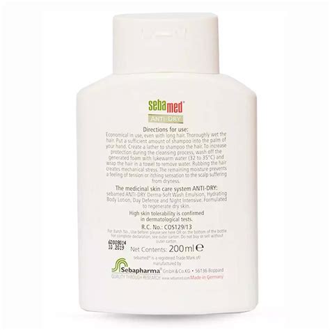 sebamed anti dry revitalizing shampoo 200 ml price uses side effects composition apollo