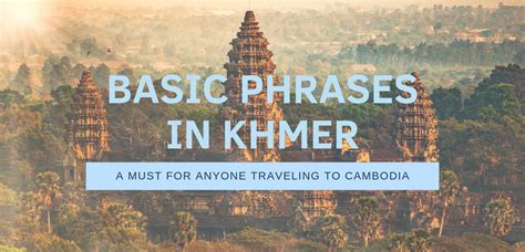 Key Phrases For Cambodia Khmer Tefl Institute Of Ireland