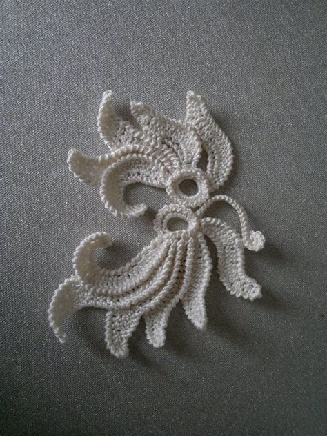 Irish Crochet Flower Leaf Pattern Applique Flower Leaf Lace Motifs