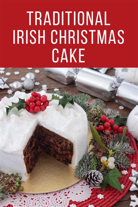 The cakes are made many weeks before christmas so they can soak up all that luscious booze. Traditional Irish Christmas Cake | Recipe | Christmas cake ...