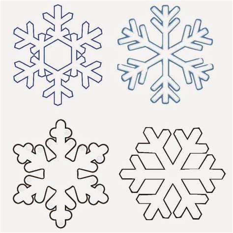 Printable Snowflake Piping Template Free For Yousnowflake Templates