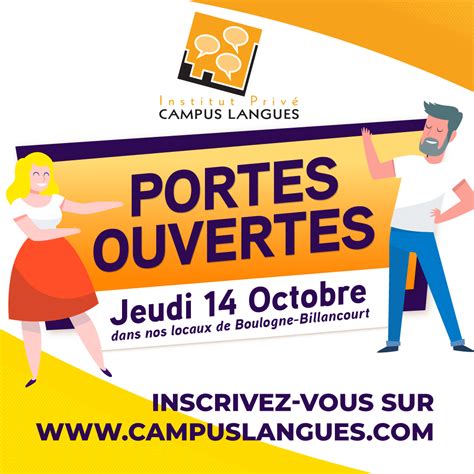 Journ E Portes Ouvertes Boulogne Billancourt Campus Langues Paris
