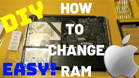 Diy How To Change Ram In Macbook Pro Easy Oct 2018 Youtube