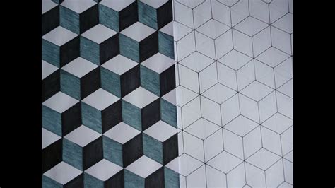 Geometric cube seamless pattern.fashion graphic design.vector illustration. DIY Cube Pattern - YouTube