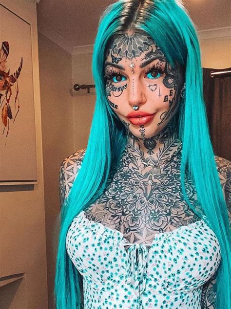 Viral Model Spent 55k On Tattoos Body Modifications Photo The Cairns Post