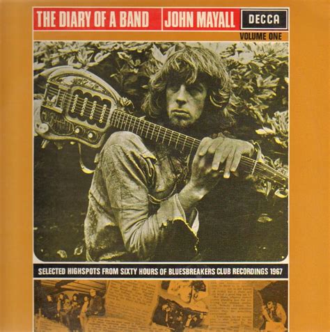 John Mayall Diary Of A Band John Mayall Rock Album Covers Classic Album Covers