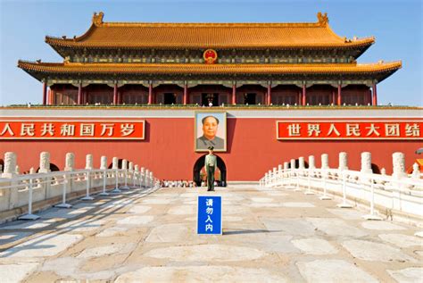 Tiananmen Square A Large Square In Beijing China Travel Featured