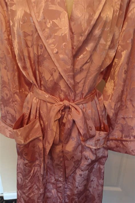 Vintage Victorias Secret Dressing Gown Robe Ps Pink Gem