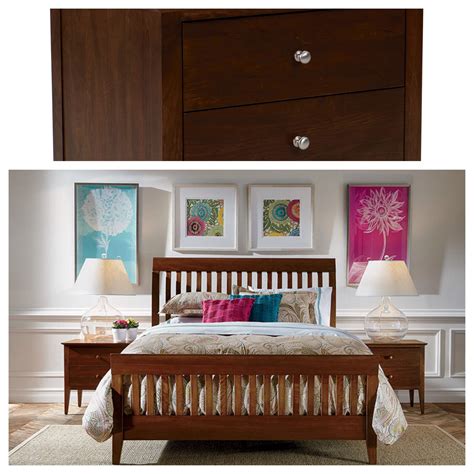 Wondering if that ethan allen sofa or ethan allen desk you've been eyeing is the real deal? Teagan bed with Rowan nightstand in summit color from ...