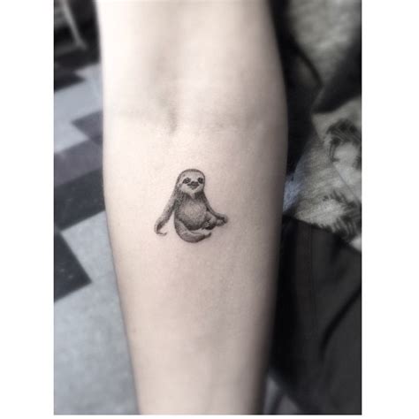 Small anchor tattoo on the neck. Cute Sloth Small Tattoo on Arm | Best Tattoo Ideas Gallery
