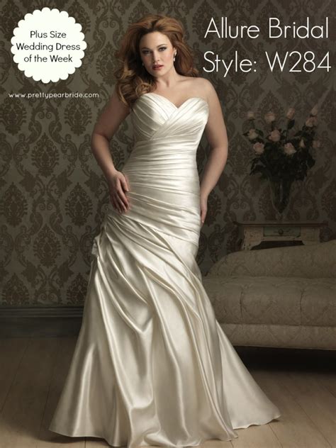 Plus Size Wedding Dress Of The Week Allure Bridal ~ Style W284 The