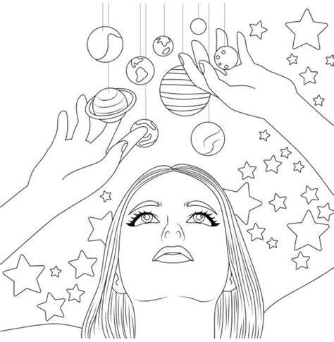 Aesthetic Coloring Pages Printable