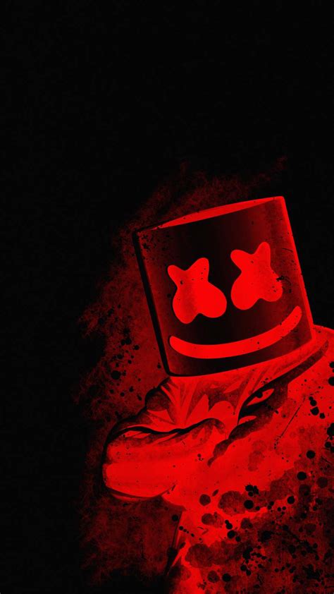 Marshmello Red Iphone Wallpaper Iphone Wallpapers