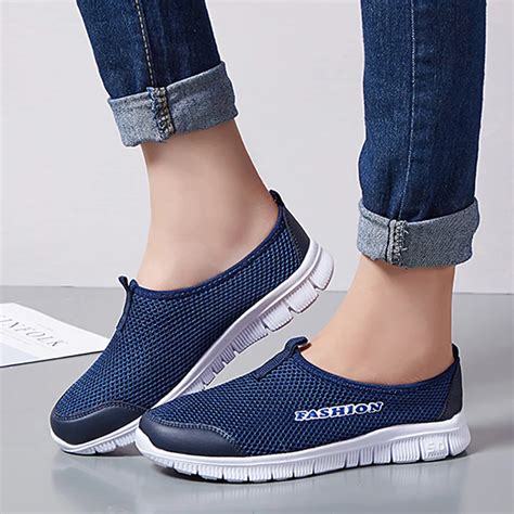 Summer Tennis Shoes Women Sneakers Breathable Mesh Light Female Casual