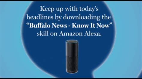 Buffalo News Know It Now Skill Free On Amazon Alexa Devices Youtube