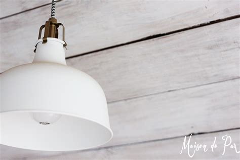 Browse our full collection of beam products here. Remodelaholic | How to Whitewash a Plank Wall and Ceiling