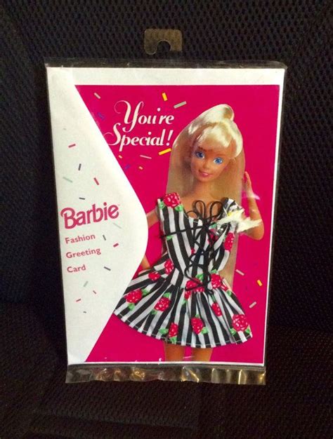 Barbie Fashion Greeting Card Youre Special Etsy Barbie Fashion Cards Greetings