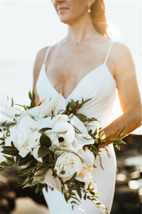 Floral design by blush wedding and. White Tropical Bridal Bouquet | Elegant, Tropical, Bridal ...