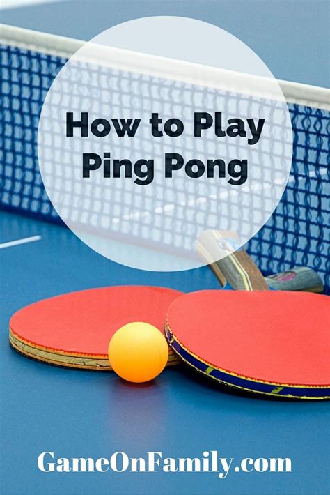 If you've seen a professional ping pong match, this is one of the most noticeable parts of the beginning of a. How to Play Ping Pong | Tennis rules, Tennis serve, Tennis