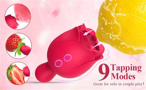 Sucking Vibrator For Women Sex Toys 2in1 Suction Vibrator Rose Sex Toy With 10