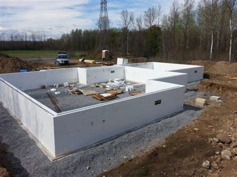 week 2 insulated concrete form icf foundation insulated concrete forms small house plans