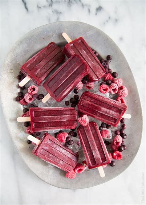 Mixed Berry Popsicles The Little Epicurean