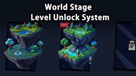 World Stage Level Unlock Systemunity Asset Storegame Assets Youtube