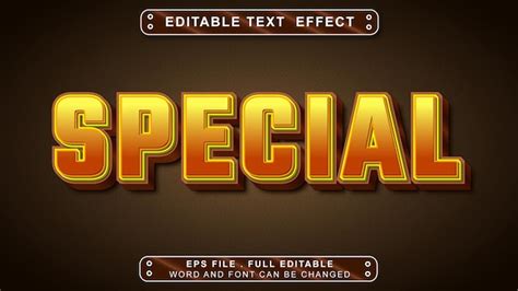 Premium Vector Simple Text Effect Full Editable