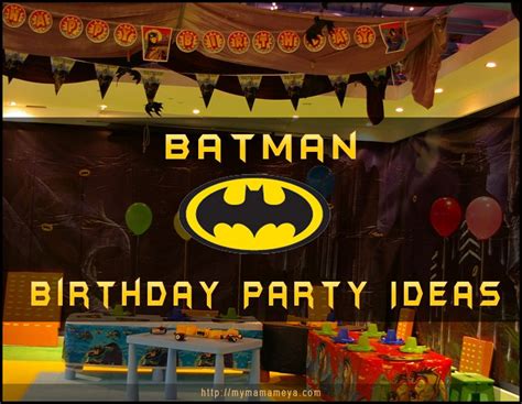 E&l black and gold batman happy birthday banner, batman party supplies, batman themed party decorations kit, birthday party supplies, batman happy birthday banner. Batman Birthday Party Ideas