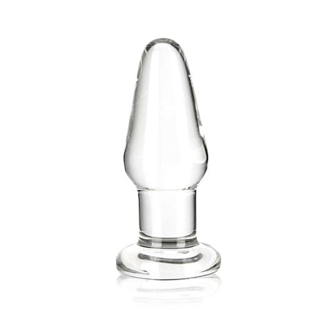 Dildoer Og Buttplugger Glas Glass Butt Plug 89 Cm