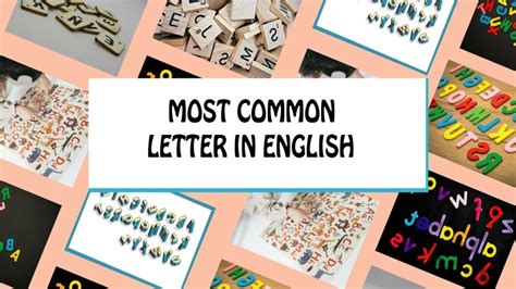 Most Common Letters Photos Cantik