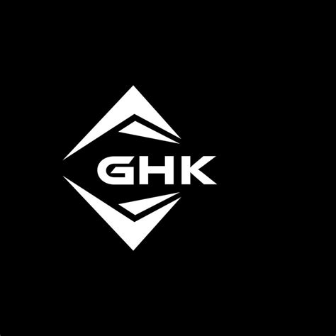 Ghk Resumen Tecnología Logo Diseño En Negro Antecedentes Ghk Creativo