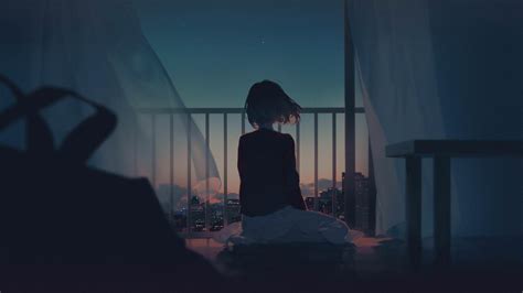 Anime Girl Sad Alone Wallpapers Top Free Anime Girl Sad Alone