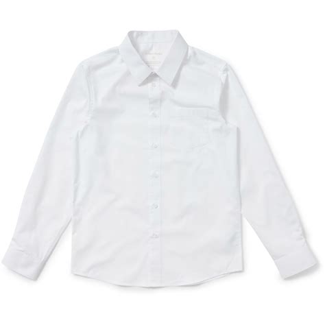 Brilliant Basics Kids Long Sleeve School Shirt White Big W