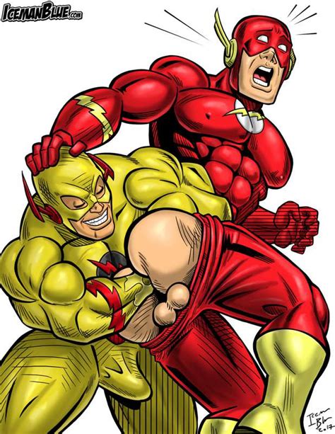 rule 34 dc dc comics fisting gay icemanblue male male only masked masked male reverse flash