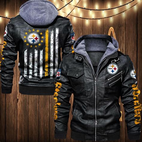Pittsburgh Steelers Leather Jacket Super Stars T For Fans Jack