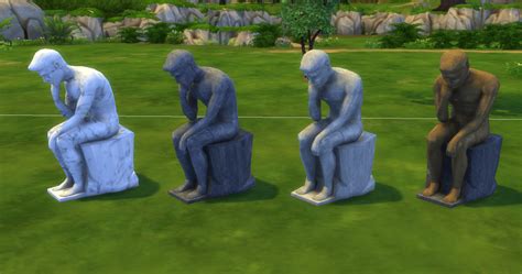 My Sims 4 Blog Ts3 And Tsm Statue Conversions By Sims In The Woods