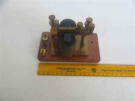 Antique J H Bunnell And Co Telegraph Key Sounder Great Cond Ebay