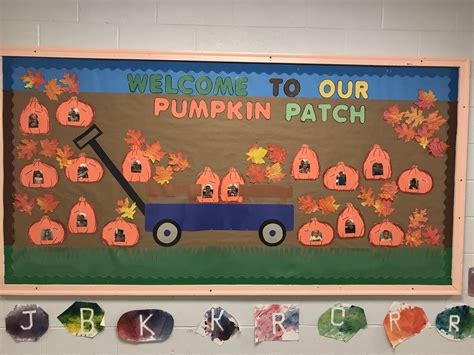 Most Current Photographs Fall Bulletin Board With Pumpkins And Wagon