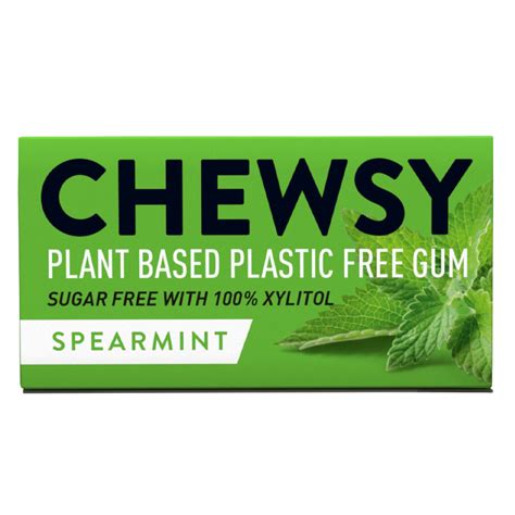 Chewsy Spearmint Chewing Gum 15g Chewsy