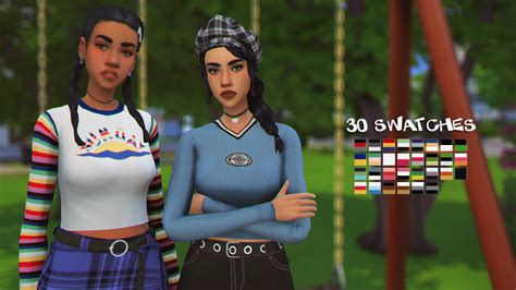 Simblreen Treat 3 Reggie Top 🎃 Sims 4 Collections Sims Sims Four