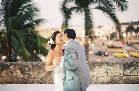 A Modern Destination Wedding At Torre Reloj In Cartagena Colombia