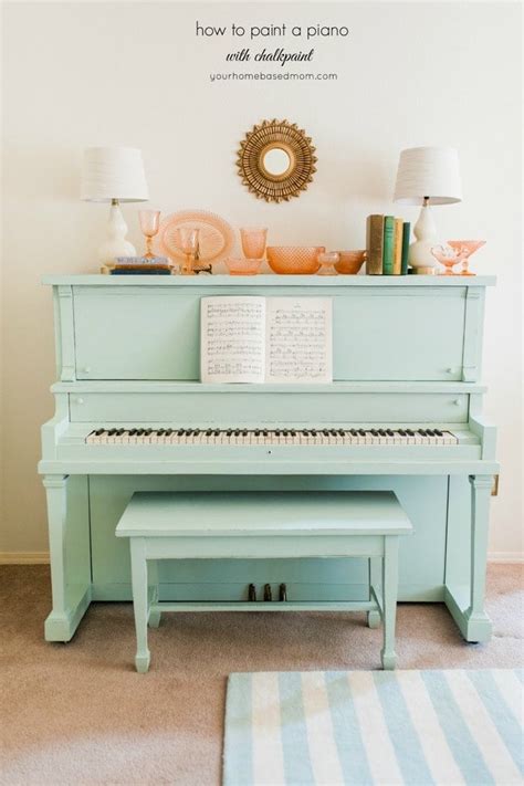 How To Paint A Piano With Chalkpaint Your Homebased Mom