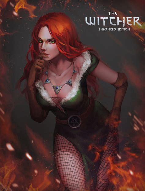 Triss Merigold The Witcher Drawn By Renshena Danbooru