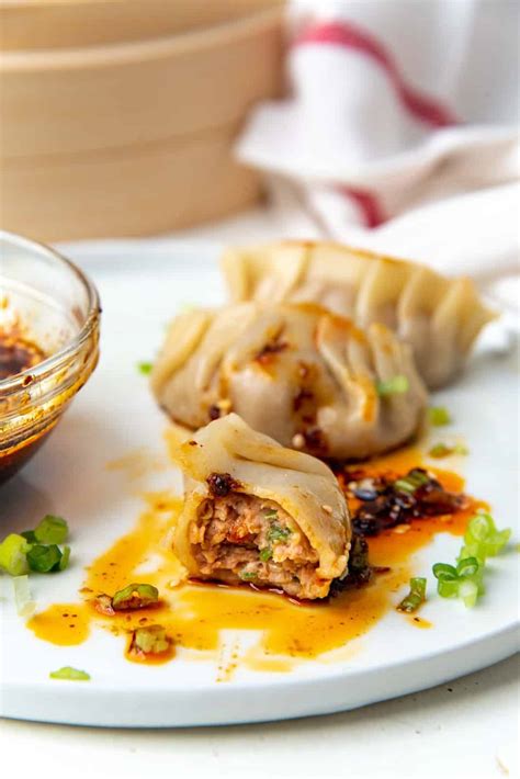 Juicy Steamed Chicken Dumplings The Flavor Bender