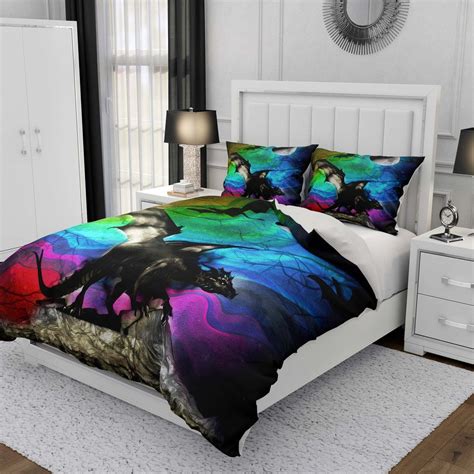Oct 19, 2021 · buy brand 4 piece satin silk duvet cover set with pillowcases, flat bed sheet double king up to 65% off. Colorful Dragon Bedding | Duvet cover sets, Duvet covers ...