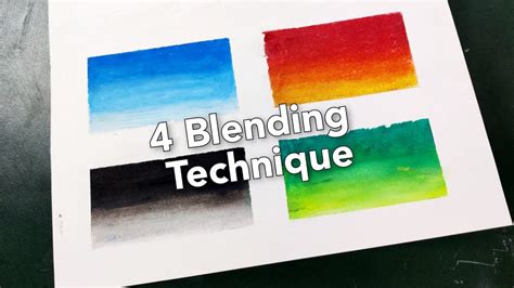 How To Easily Blend With Oil Pastels Colour Ll 4 Easy Blending