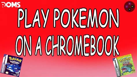 How To Play Pokemon Games On A Chromebook Youtube