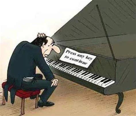 Humor Piano Computer Keyboard Press Any Key Humor Pics